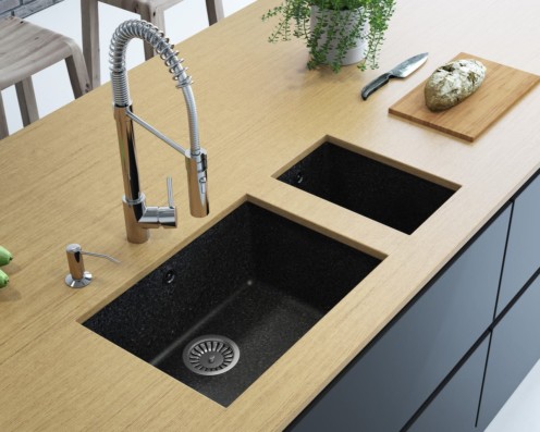 Granitni sudoper, podpultni Lavello Performa 1.5 LS