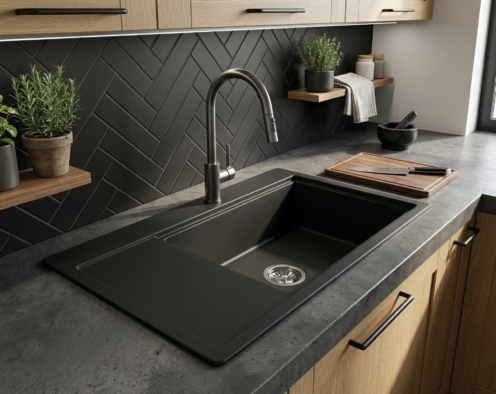 Lavello Comfort 1.0 granitni sudoper s jednim koritom i cjedilom
